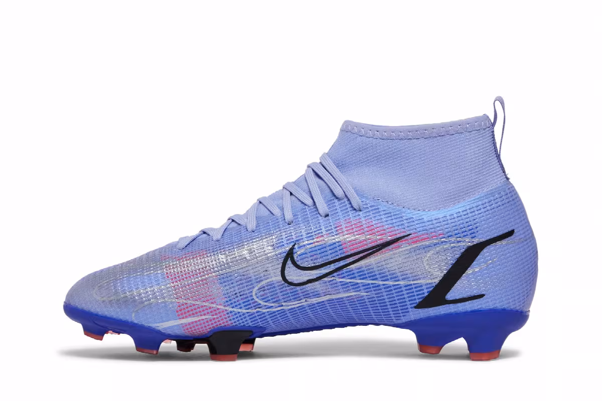 Kylian Mbappé x Nike Mercurial Superfly 8 Pro FG GS Flames, view 4