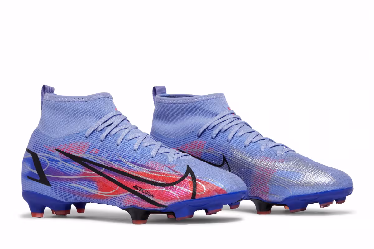 Kylian Mbappé x Nike Mercurial Superfly 8 Pro FG GS Flames, view 9