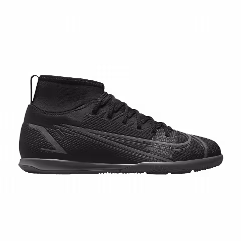 Nike Mercurial Superfly 8 Club IC GS 'Black Iron Grey'