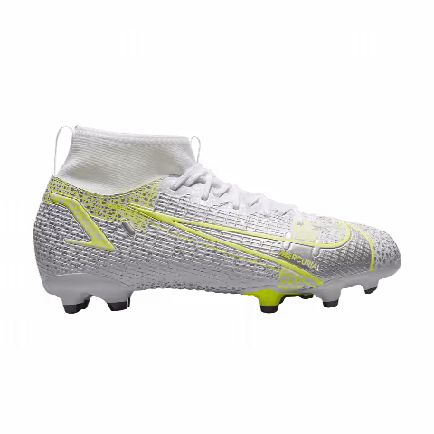 Nike Mercurial Superfly 8 Academy MG GS 'Metallic Silver Volt'