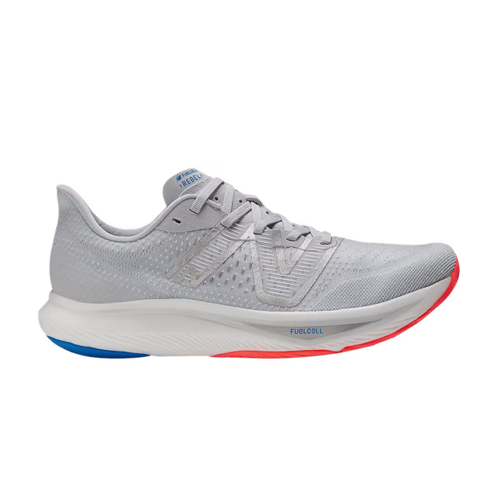 New Balance FuelCell Rebel v3 2E Wide Light Aluminum