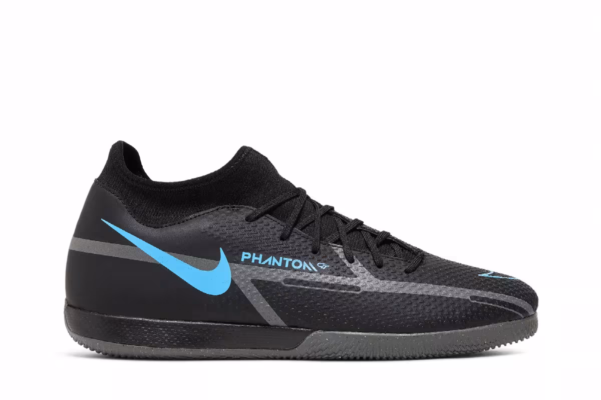 Nike Phantom GT2 Academy DF IC Black Iron Grey, view 2