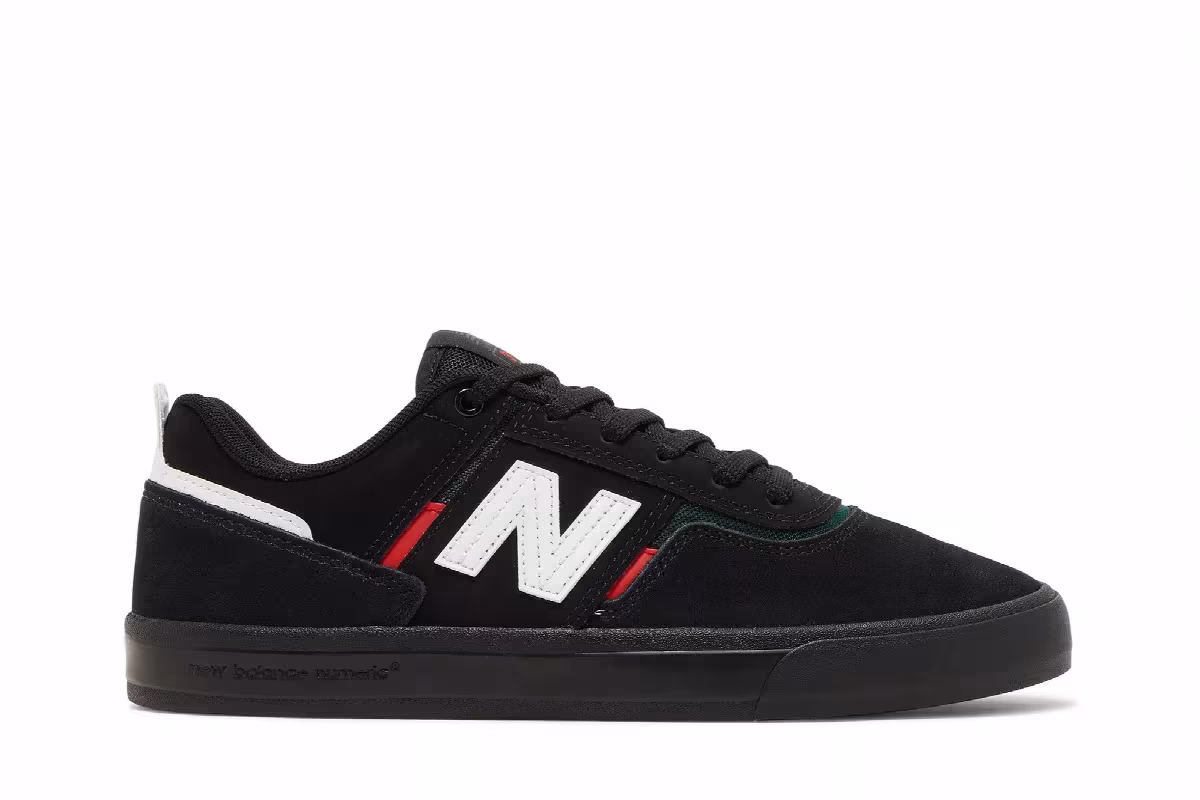 Jamie Foy x New Balance Numeric 306 Black Red, view 2