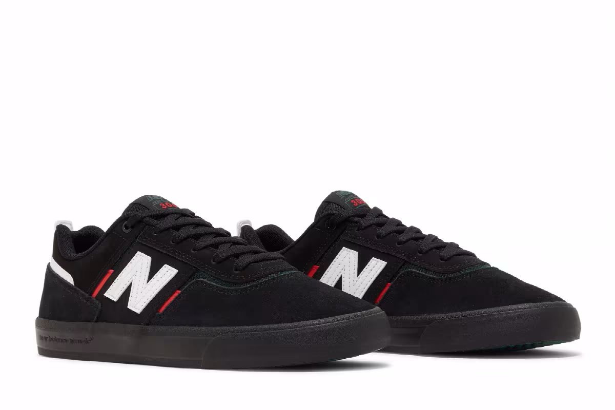 Jamie Foy x New Balance Numeric 306 Black Red, view 9