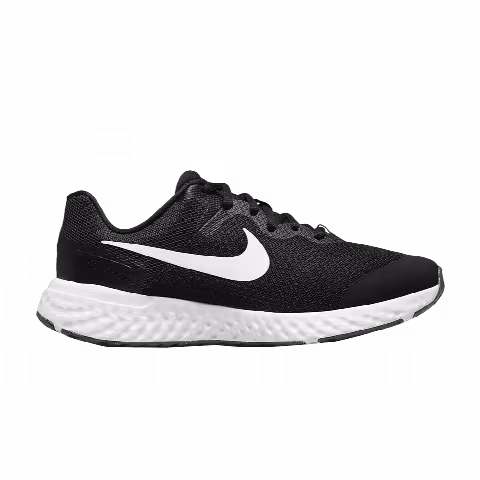 Nike Revolution 6 4E Wide GS 'Black White'