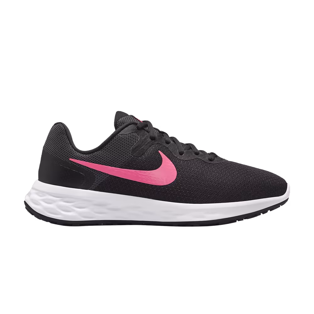 Nike Women's Revolution 6 Next Nature Wide Black Hyper Pink