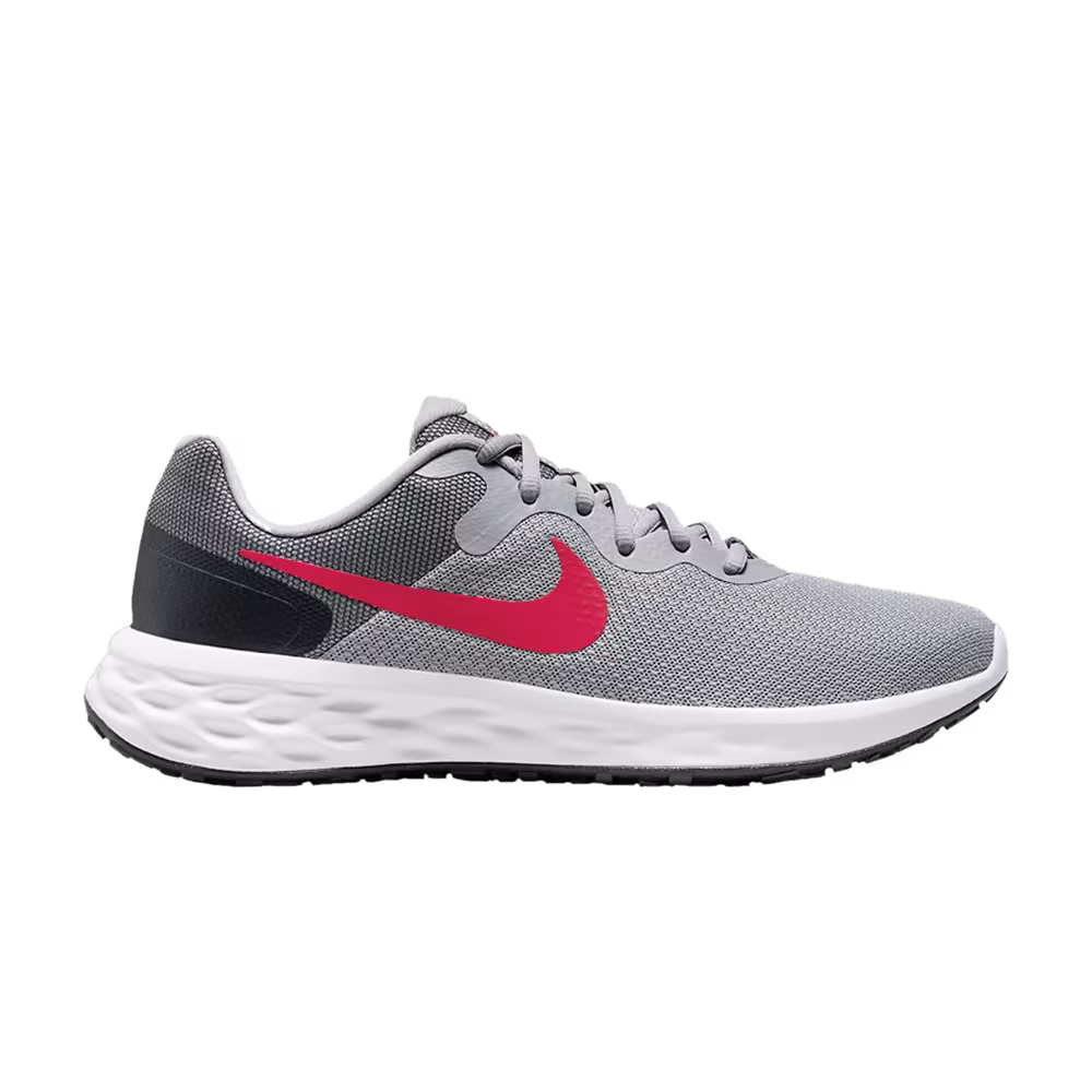 Nike Revolution 6 Next Nature Light Smoke Grey Siren Red