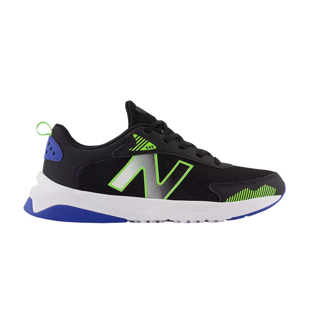 New Balance 545 Big Kid Black Pixel Green