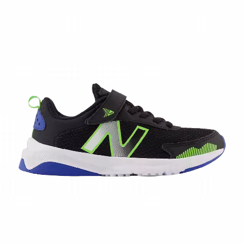 New Balance 545 Bungee Lace Little Kid Wide 'Black Pixel Green'