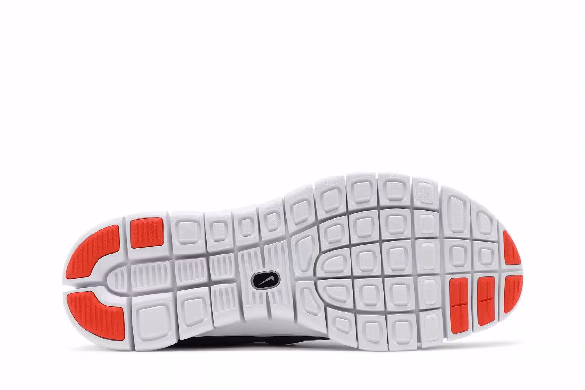 Nike Free Run 2 Light Photo Blue Orange, view 5