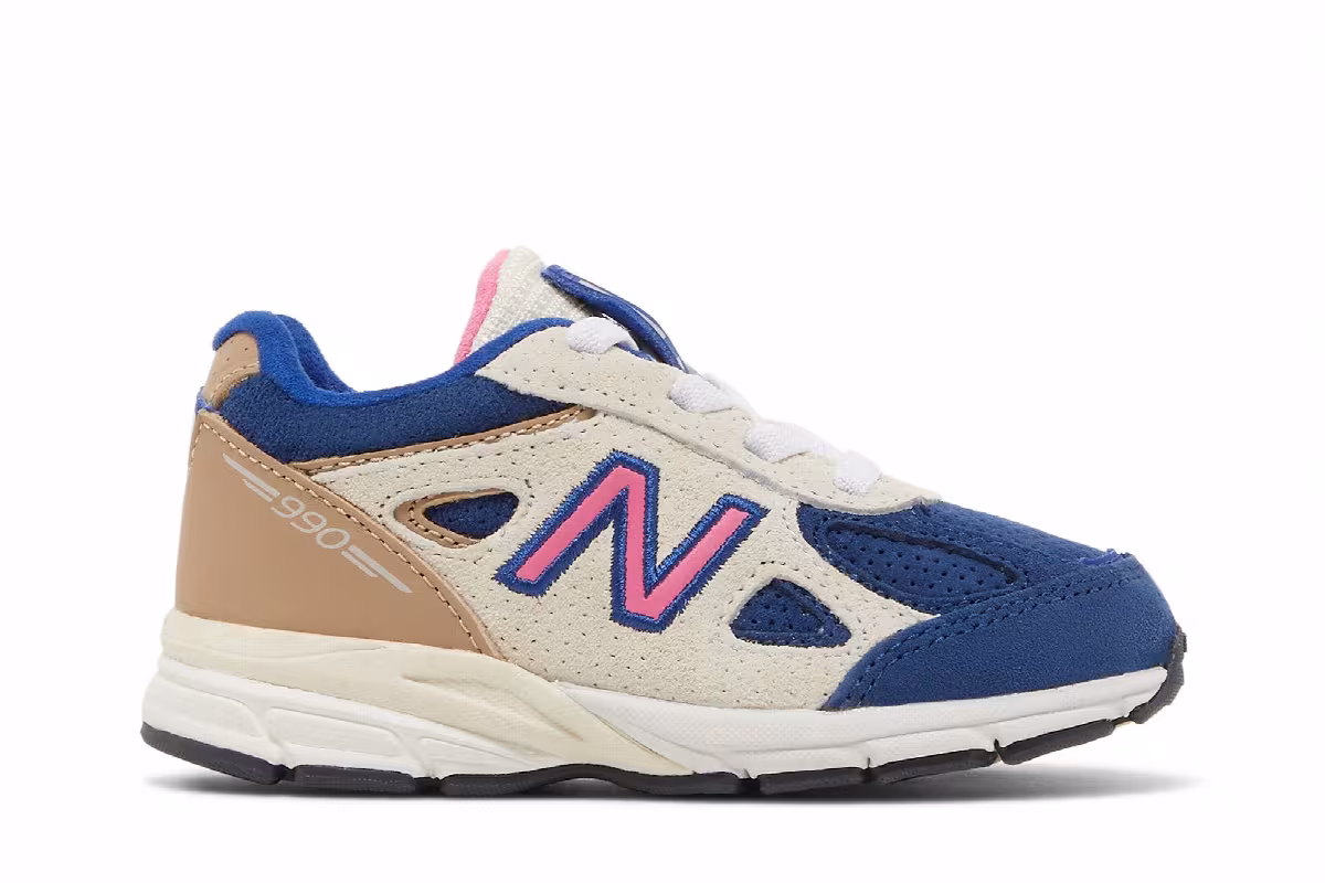 Kith x New Balance 990v4 Toddler Daytona, view 2