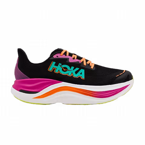 HOKA Skyward X 'Black Electric Aqua'