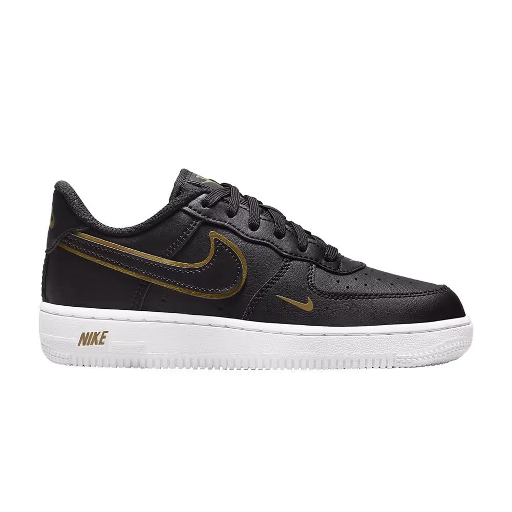Nike Force 1 LV8 PS Metallic Swoosh Pack - Black