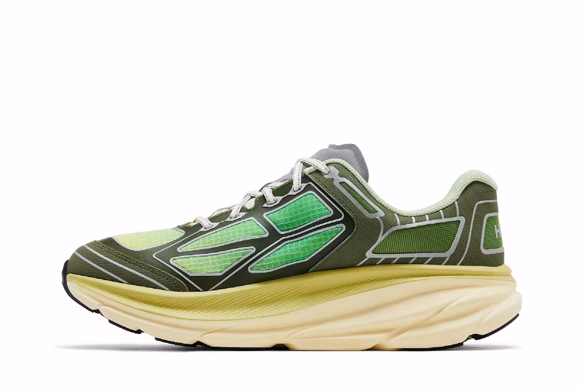 Supervsn x HOKA Clifton One9 Mantis Green, view 4