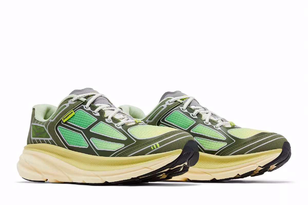 Supervsn x HOKA Clifton One9 Mantis Green, view 9