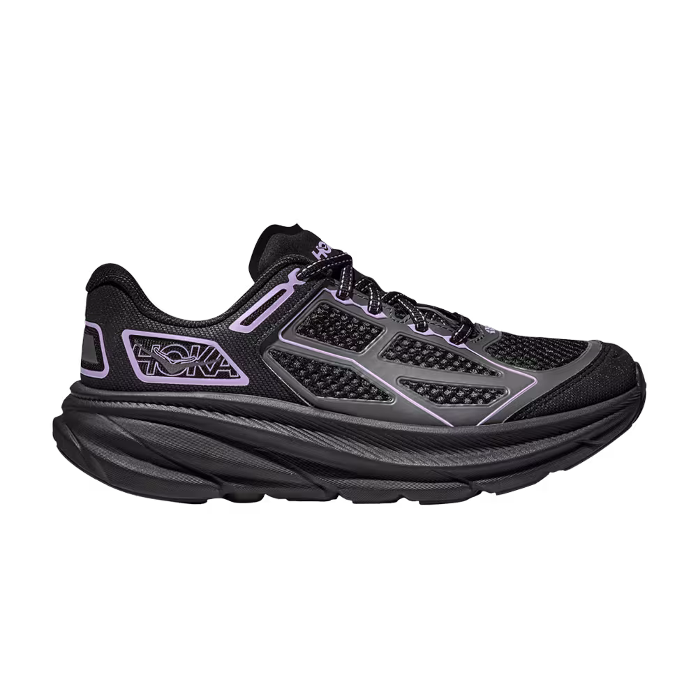 HOKA Clifton One9 Black Aster Flower
