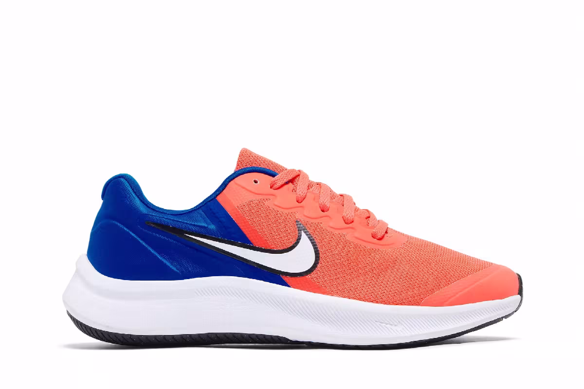 Nike Star Runner 3 GS Bright Crimson Racer Blue, view 2