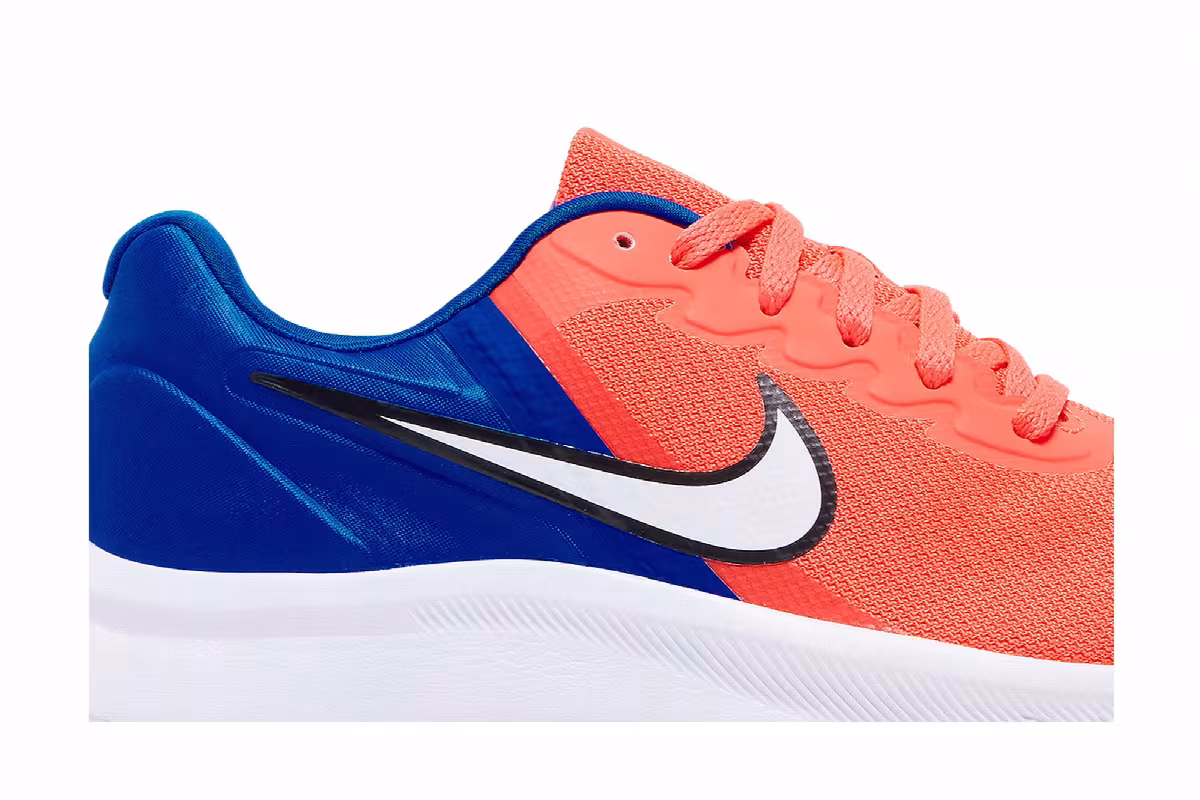 Nike Star Runner 3 GS Bright Crimson Racer Blue, view 3
