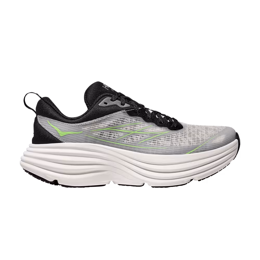 HOKA Bondi 8 Caged Stealth Tech Pack - White Tart Apple
