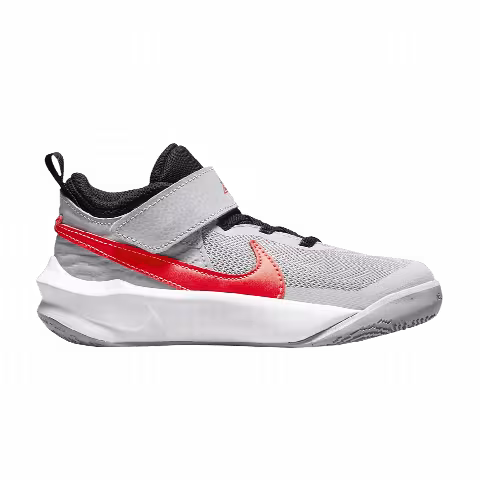 Nike Team Hustle D10 PS 'Light Smoke Grey Bright Crimson'