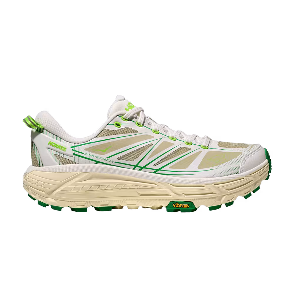 HOKA Mafate Speed 2 White Fresh Cut Grass