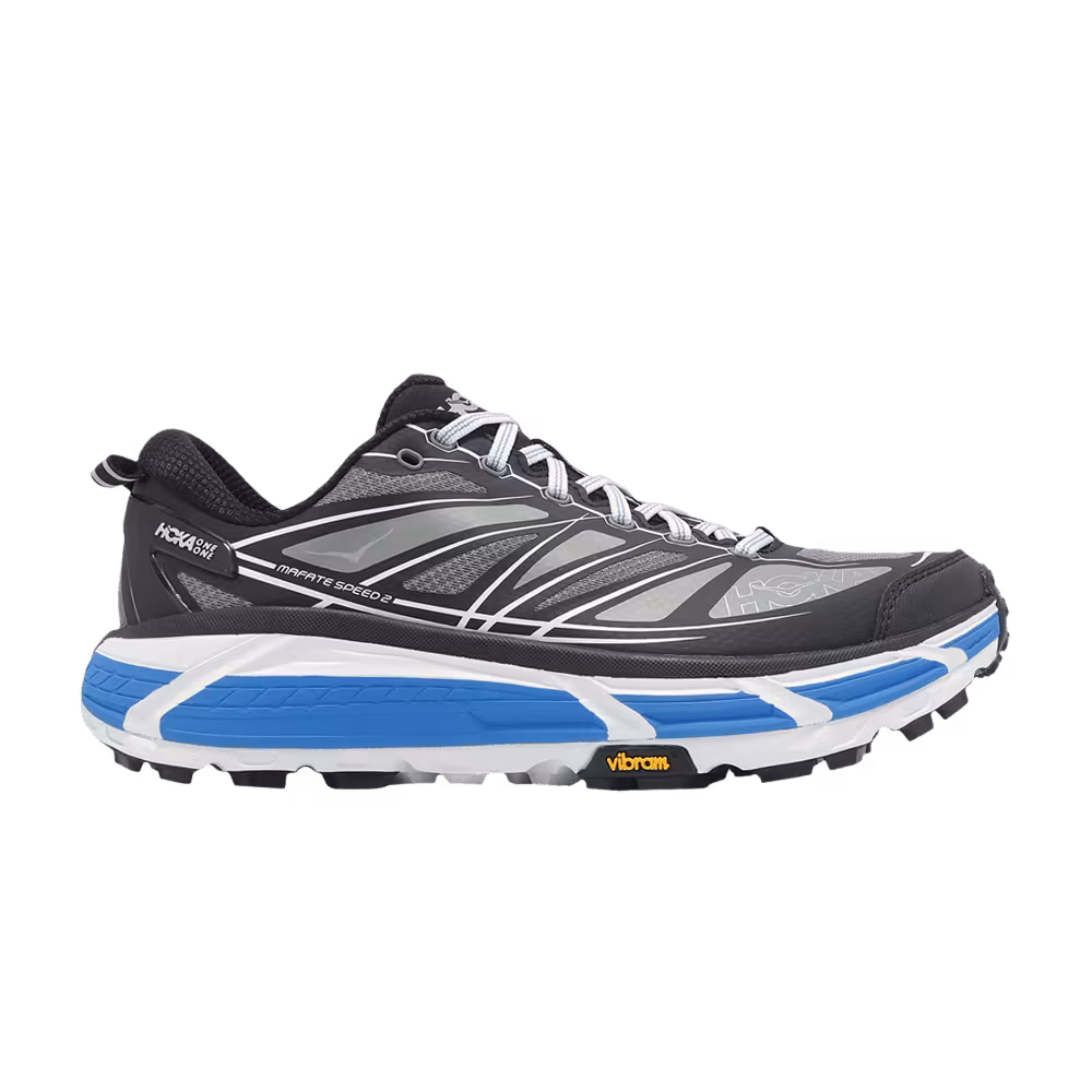 HOKA Mafate Speed 2 Black White Blue