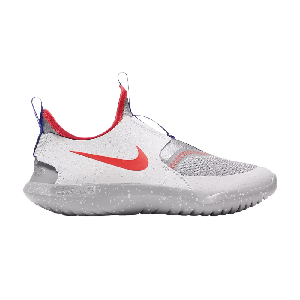 Nike Flex Runner SE PS Particle Grey Crimson Speckled