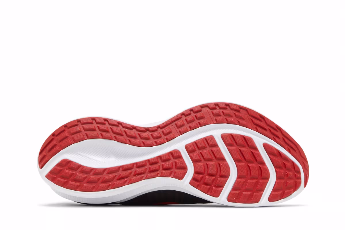 Nike Downshifter 11 4E Wide Black University Red, view 5