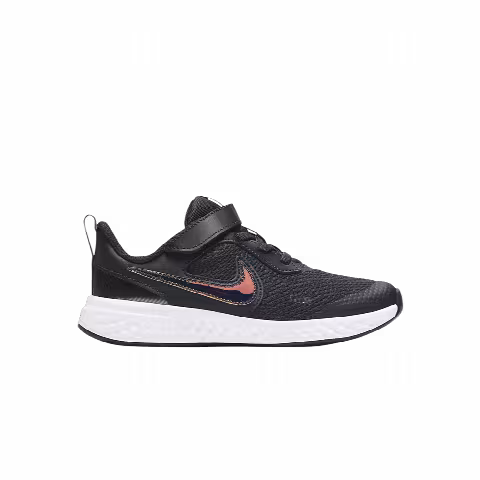 Nike Revolution 5 SE Power PS 'Black Iridescent Swoosh'