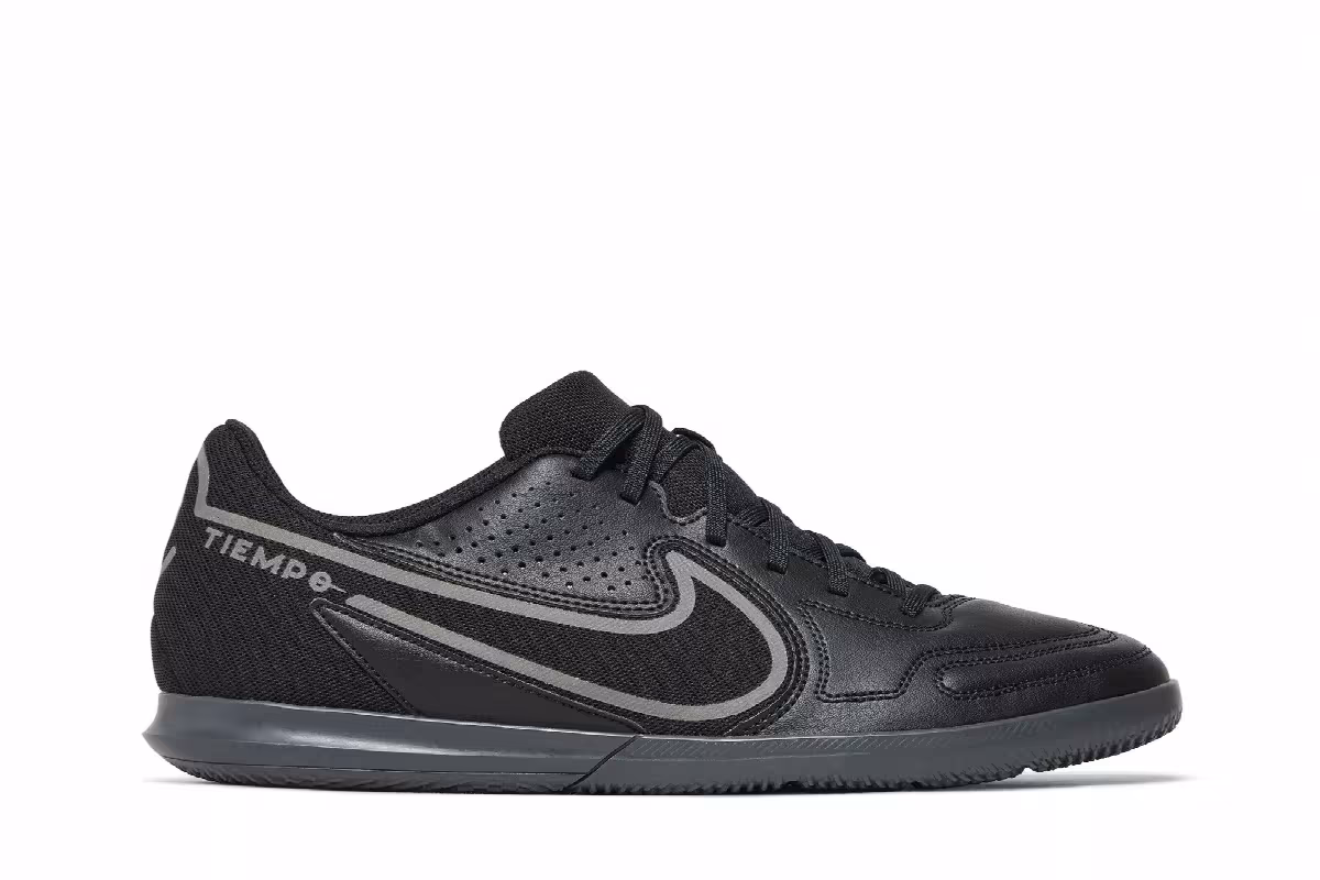 Nike Tiempo Legend 9 Club IC Black Metallic Bomber Grey, view 2
