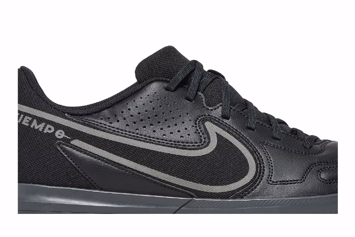 Nike Tiempo Legend 9 Club IC Black Metallic Bomber Grey, view 3