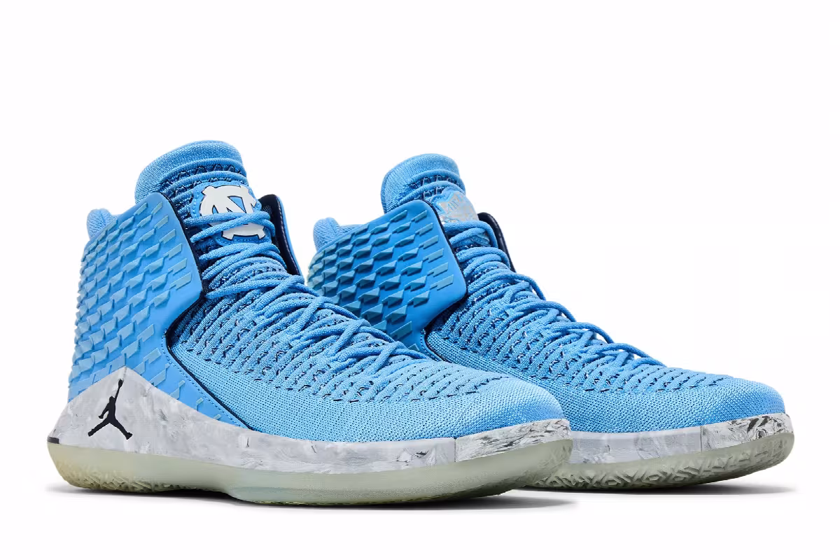 Air Jordan 32 ‘UNC - Clear Outsole’ UNC - Clear Outsole, view 9