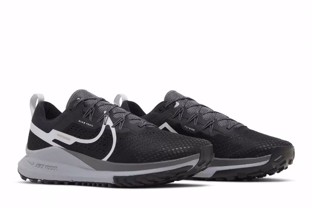 Nike React Pegasus Trail 4 Black Dark Grey, view 9