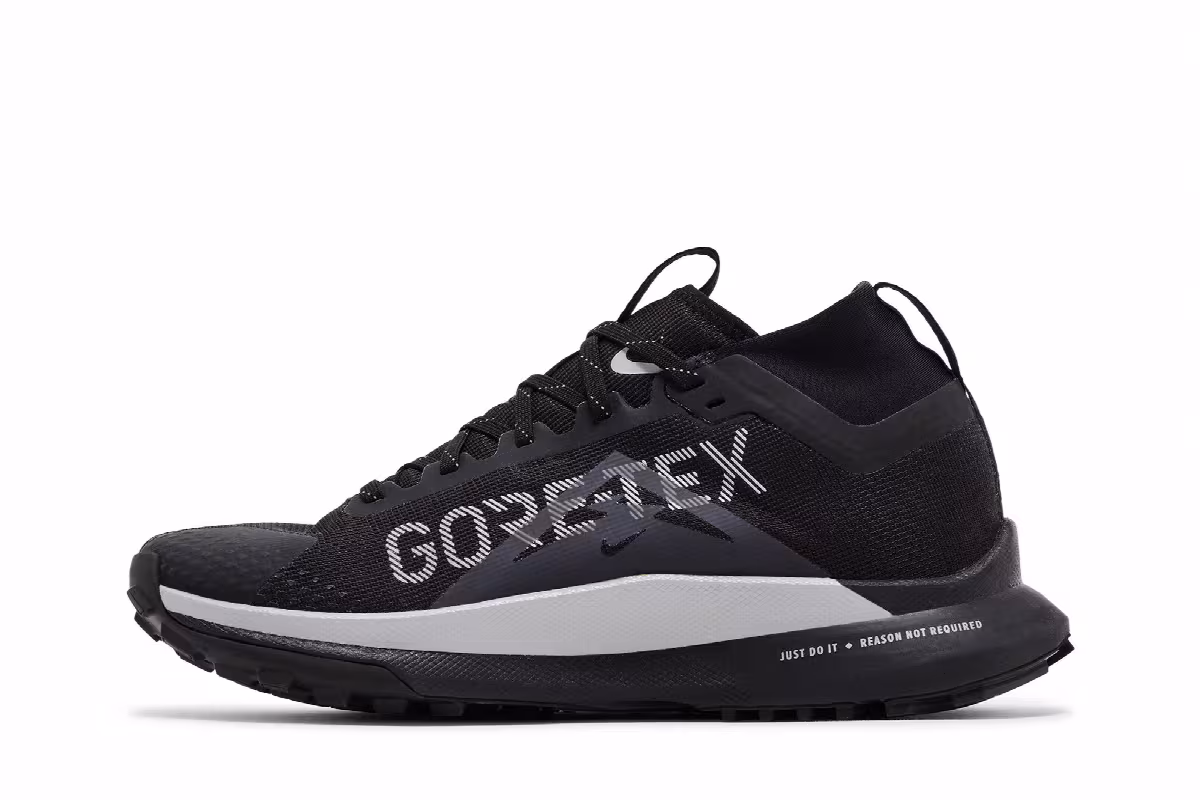 Nike Women's React Pegasus Trail 4 GORE-TEX Black Reflect Silver, view 4