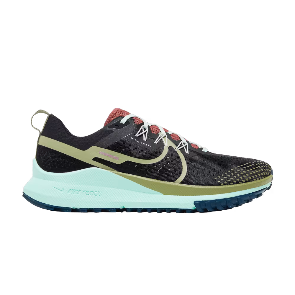Nike React Pegasus Trail 4 Black Alligator Mint