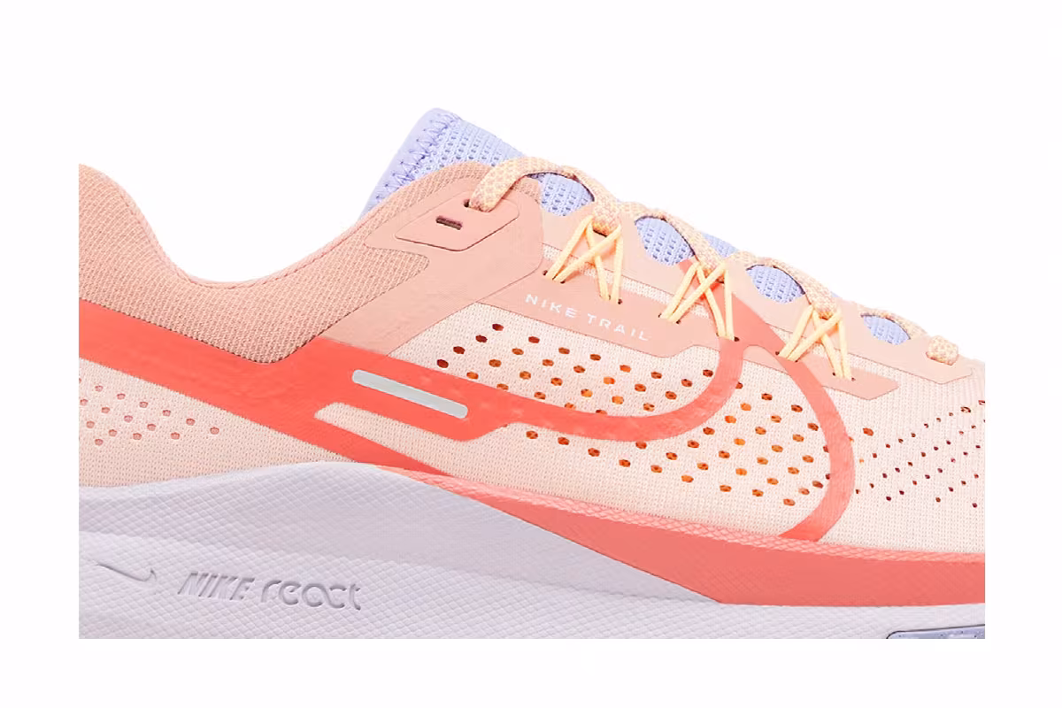 Nike Women's React Pegasus Trail 4 Arctic Orange Purple Pulse, view 3