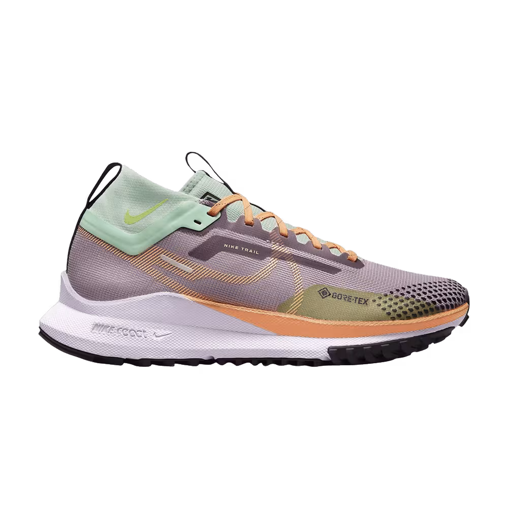 Nike Women's React Pegasus Trail 4 GORE-TEX Purple Smoke Peach Cream