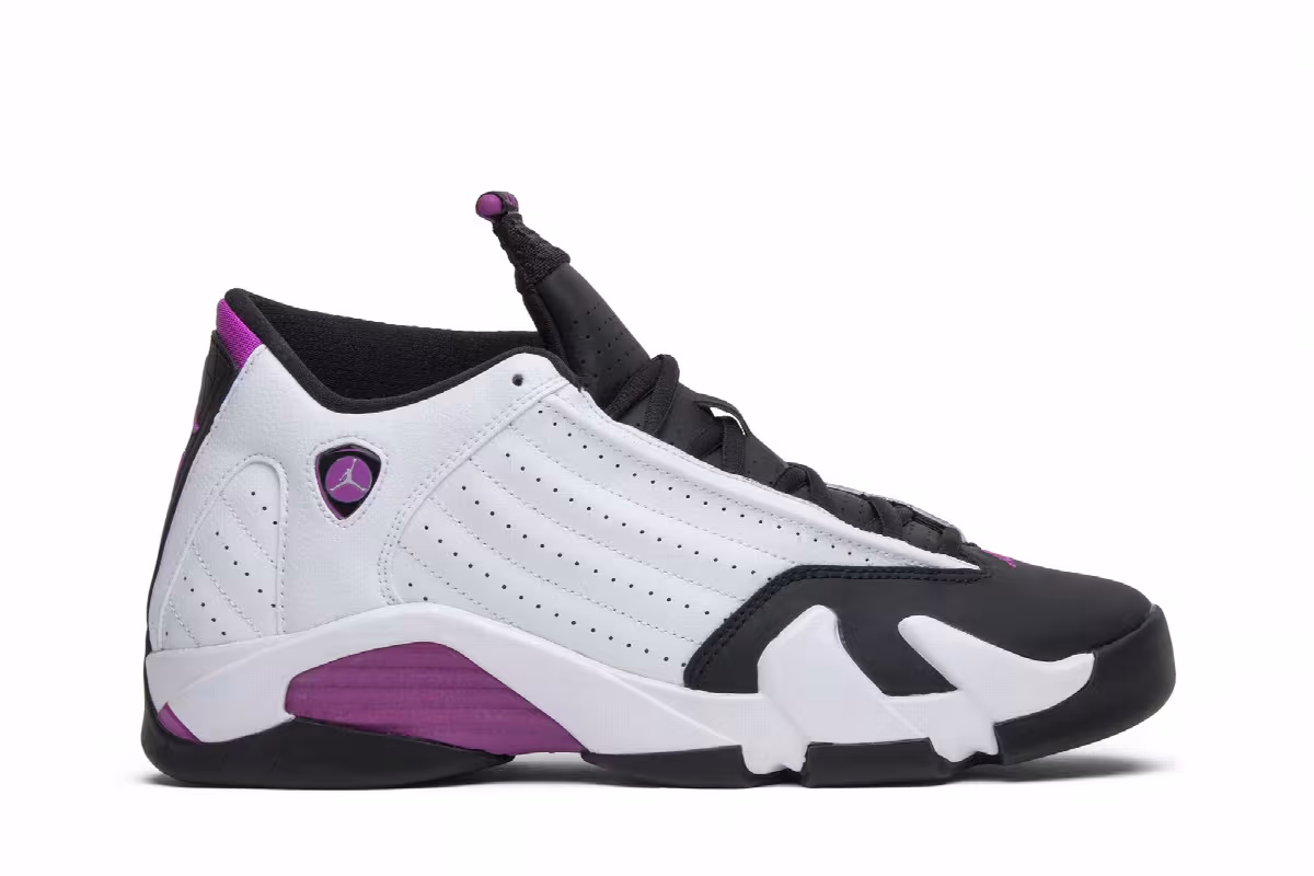 Air Jordan 14 GS Fuchsia Blast, view 2