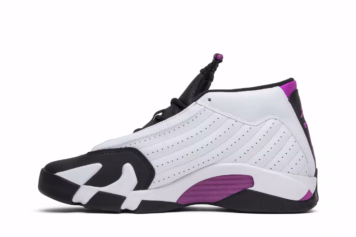 Air Jordan 14 GS Fuchsia Blast, view 4
