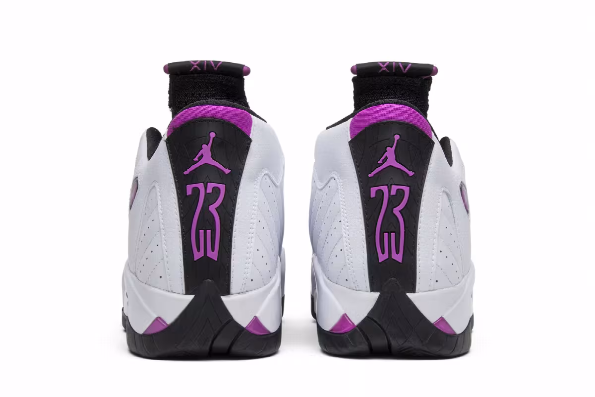 Air Jordan 14 GS Fuchsia Blast, view 7