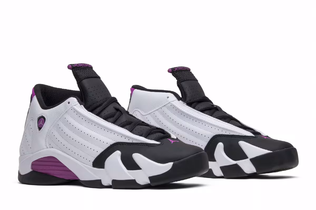 Air Jordan 14 GS Fuchsia Blast, view 9