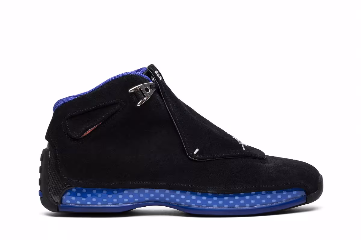 Air Jordan 18 Black Sport Royal 2018, view 2