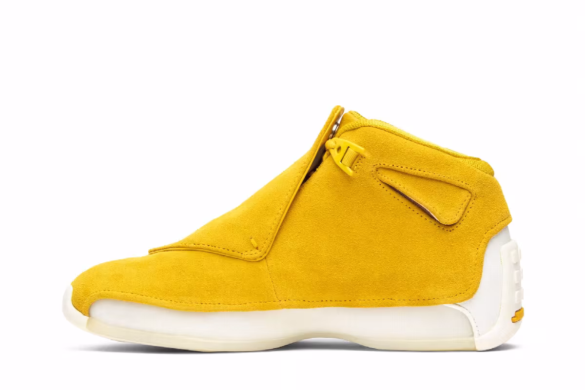 Air Jordan 18 Yellow Suede, view 4