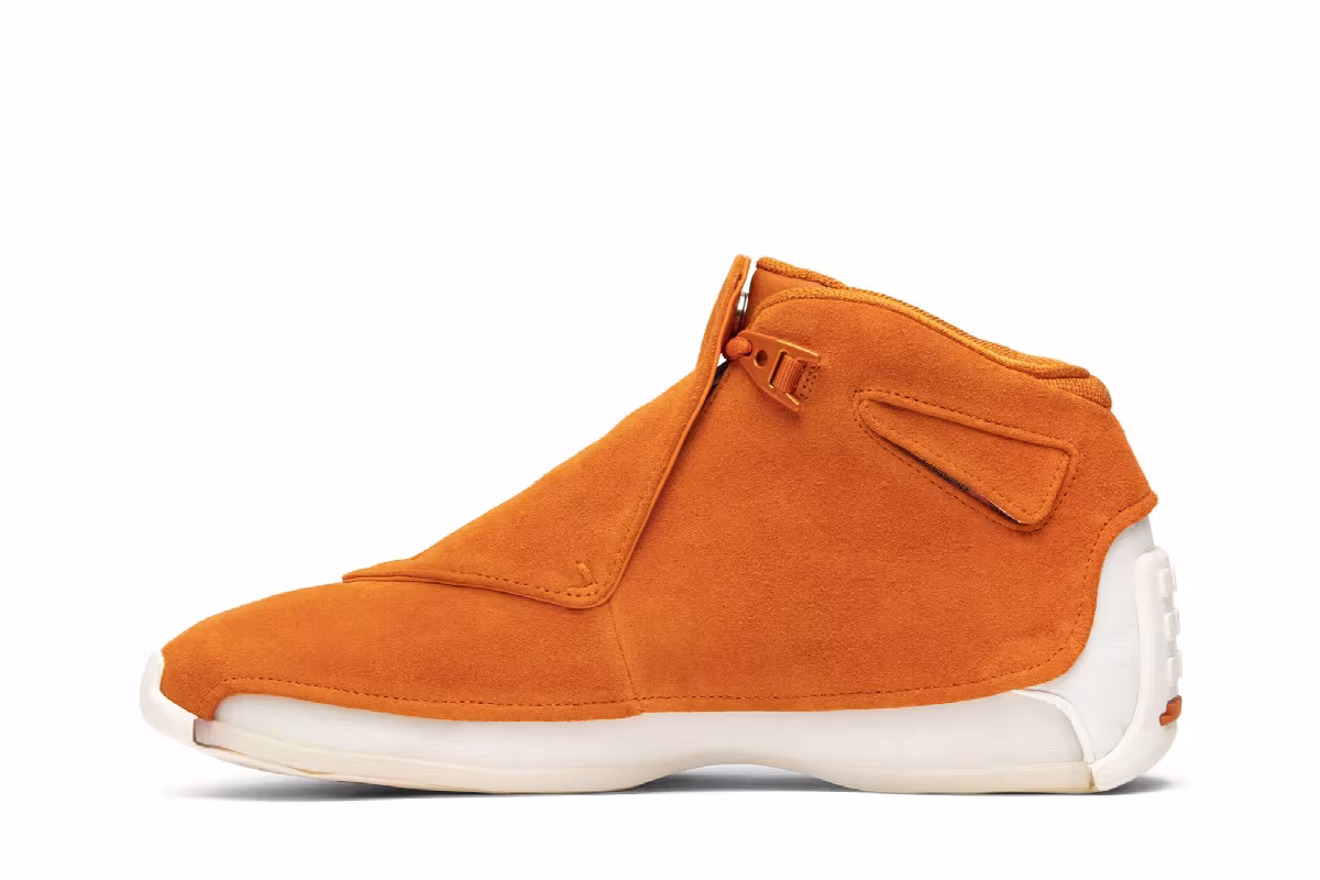 Air Jordan 18 Orange Suede, view 4