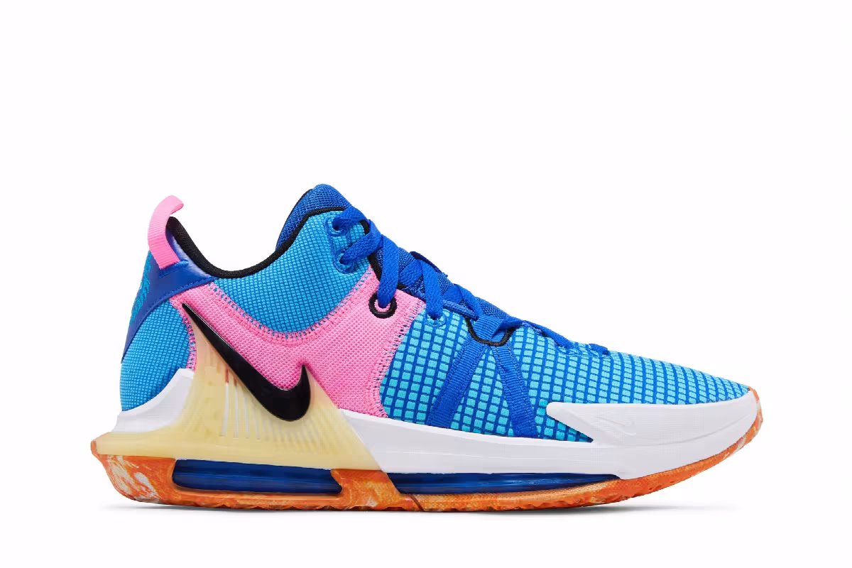 Nike LeBron Witness 7 Hyper Royal Pink, view 2