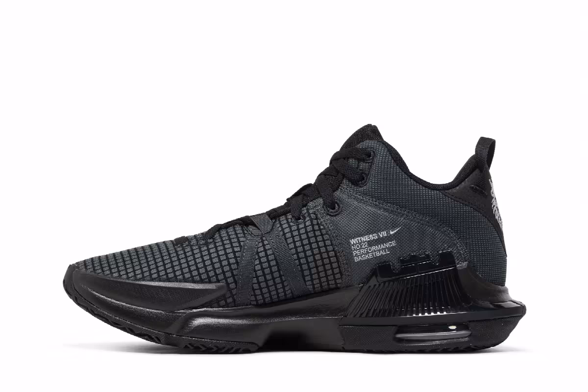 Nike LeBron Witness 7 Black Anthracite, view 4