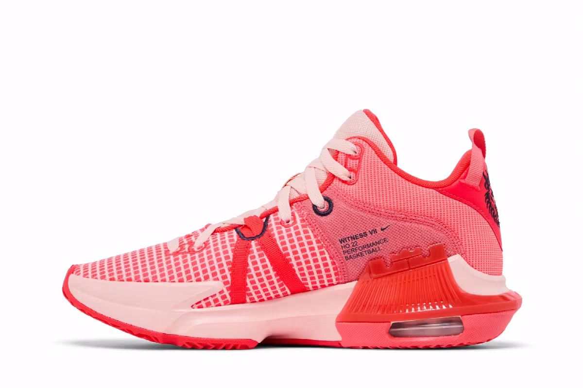 Nike LeBron Witness 7 Bright Crimson, view 4