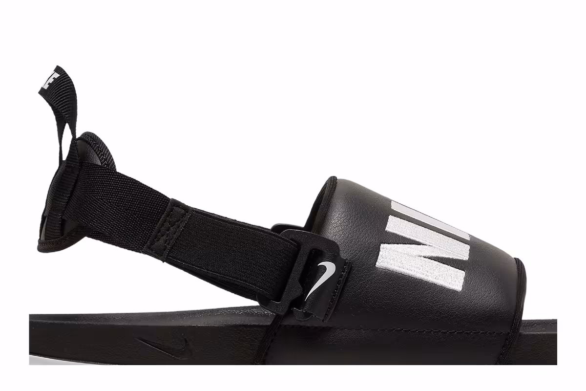 Nike OffCourt FlyEase Slide Black White, view 3