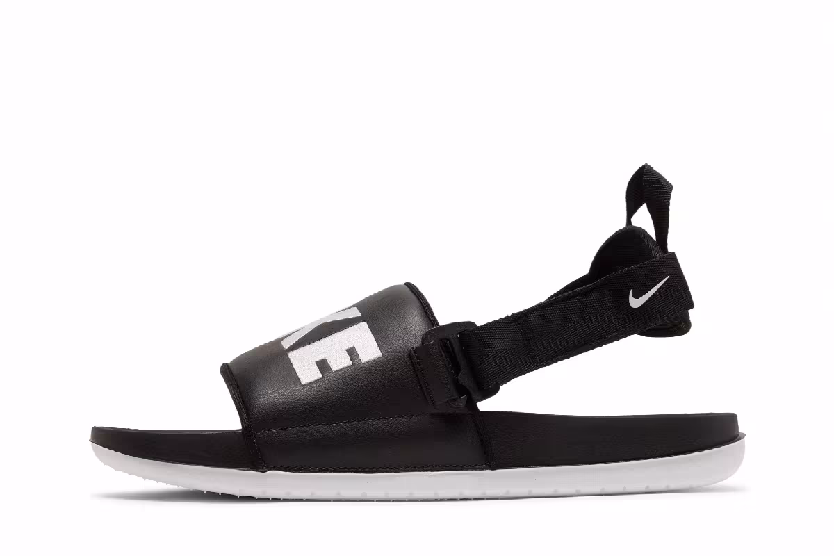 Nike OffCourt FlyEase Slide Black White, view 4