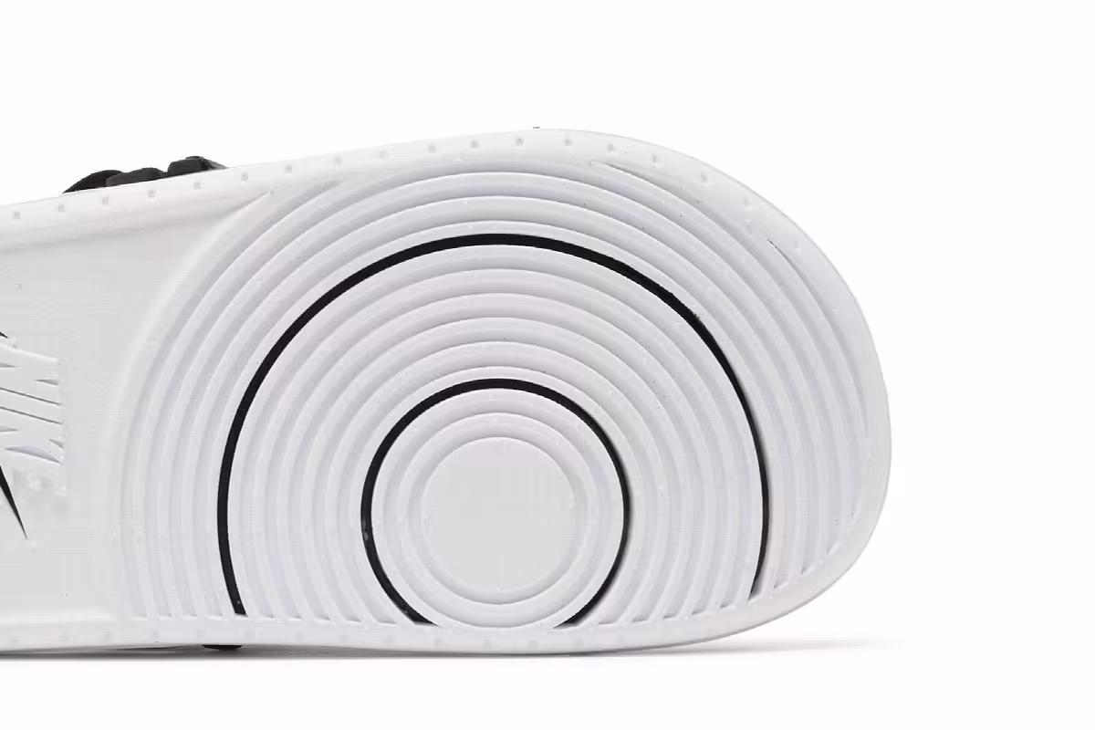 Nike OffCourt FlyEase Slide Black White, view 6